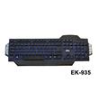 Elba EK-935 Q Usb Siyah Mavi Ledli Kablolu Gaming Işıklı Klavye