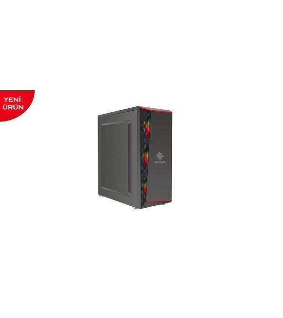 INCA EGM-47DX 750W 80 Plus 4X120 mm RGB Fan USB Bilgisayar Kasası