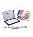 Brons Istampa Metal NO:2 11x7 BR-142