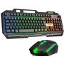 Hytech HKM-X86 QUIN Siyah Usb Gökkuşağı Zemin Aydınlatmalı Gaming Oyuncu Klavye + Mouse Set