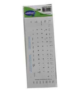 Addison 300167 Beyaz f Klavye Stıker