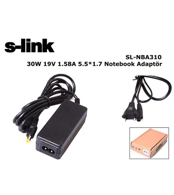 S-link sl-nba310 30W 19V 1.58A 5.5-1.7 Notebook Adaptörü