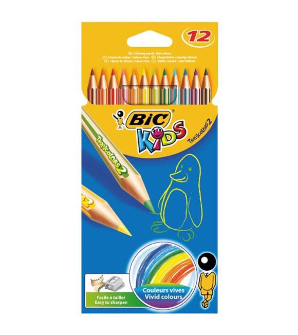 Bic Kuru Boya TropicolorS2 Tam Boy 12 Lİ 832566