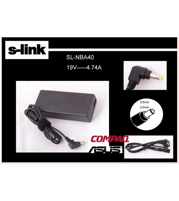 S-link sl-nba40 19v 4.74a 5.5-2.5 Notebook Adaptörü