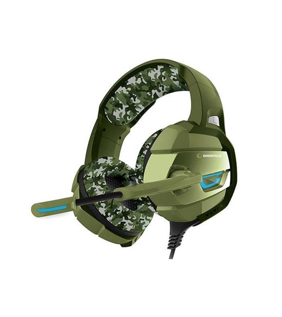 Rampage RM-K5 Kamuflaj Renkli 7.1 Surround Sound System Usb Mikrofonlu Oyuncu Kulaklığı