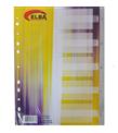 Bafix Seperatör 1-5 Rakamlı Plastik A4