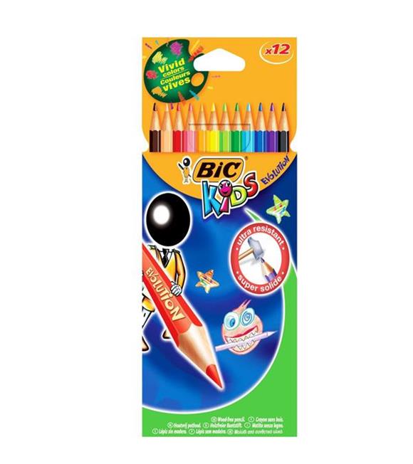 Bic Kuru Boya Evoltion Karton Kutu 12 Lİ 829029