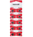 Maxell LR44 A76 AG13 Alkalin Düğme Pil 10'lu Paket