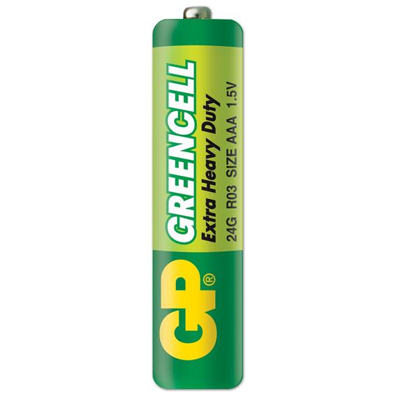 GP Greencel R03 AAA Boy İnce Çinko Kalem Pil 4'lü Paket GP24G-U4