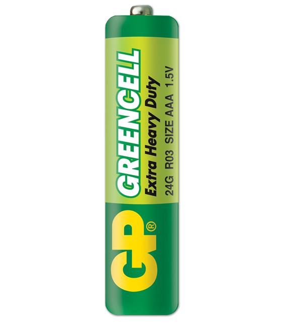 GP Greencel R03 AAA Boy İnce Çinko Kalem Pil 4'lü Paket GP24G-U4