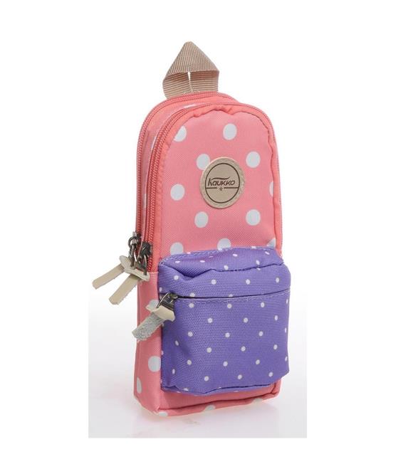 Kaukko Dots Yavruağzı Kalem Çantası K2111