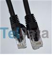 Teldata TLD-050S Cat6 0.50MT Siyah Utp Patch Kablo