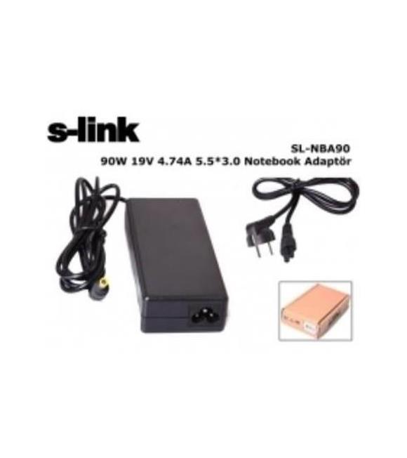 S-link SL-NBA90 90W 19V 4.74A 5.5-3.0 Samsung Notebook Bataryası
