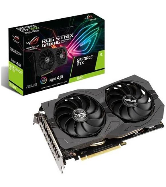 Asus ROG Strix GeForce GTX1650 Gaming 4GB GDDR6 128Bit 1650MHz OC 2xHDMI 2xDP RGB Ekran Kartı