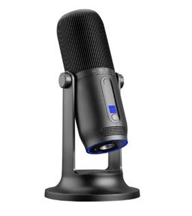Thronmax M2 MDRILL ONE Siyah USB 48Khz 16Bit HD Stüdyo 4Tip Kayıt RGB 3,5mm Led Type-C Mikrofon Karaoke Mikrofon