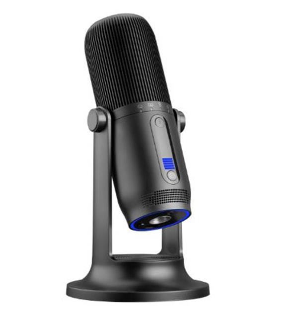 Thronmax M2 MDRILL ONE Siyah USB 48Khz 16Bit HD Stüdyo 4Tip Kayıt RGB 3,5mm Led Type-C Mikrofon Karaoke Mikrofon