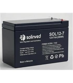 Solinved 12v 7AH Kuru Akü Akü Ve Akü Şarj Cihazları
