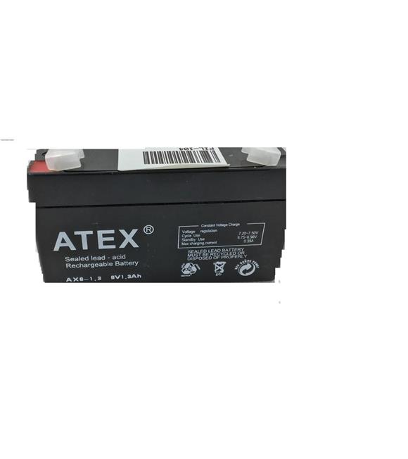 Atex AX-6V 1.3AH Bakımsız Kuru Akü