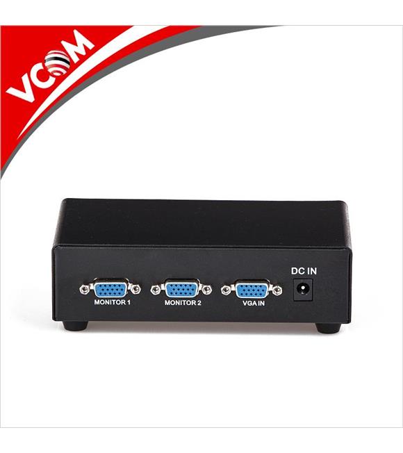 Vcom DD132 1-2 Port 350MHZ Metal Vga Splitter