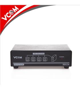 Vcom DD134 1-4 Port 350MHZ Metal Vga Splitter