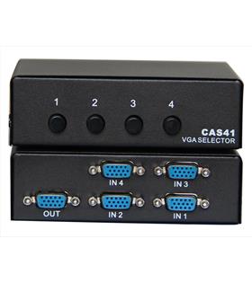 Vcom DD174 4-1 Port Manuel 350MHz Metal Vga Switch