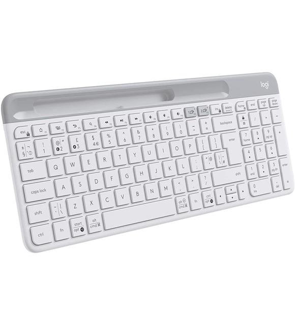 Logitech 920-010625 K580 Slim Kablosuz Beyaz Bluetooth&Usb Q Klavye
