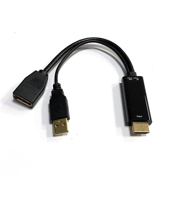 Beek HDMI - DisplayPort (DP++) Adaptör, HDMI Tip A Erkek Giriş, DP Dişi Çıkış, DP 1.2 BC-DSP-HA-DP