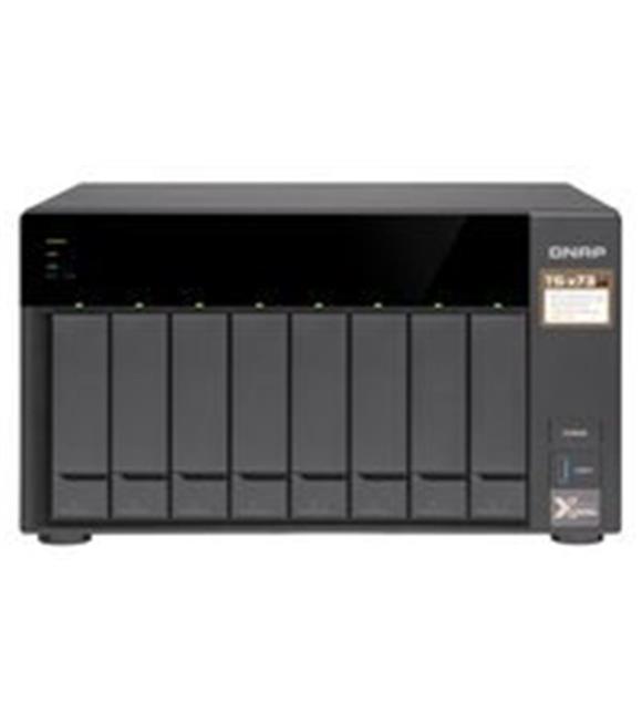 QNAP TS-873AU-RP-4GB Ram 8 HDD Yuvalı Siyah  Rack Nas Çoklu Depolama Ünitesi
