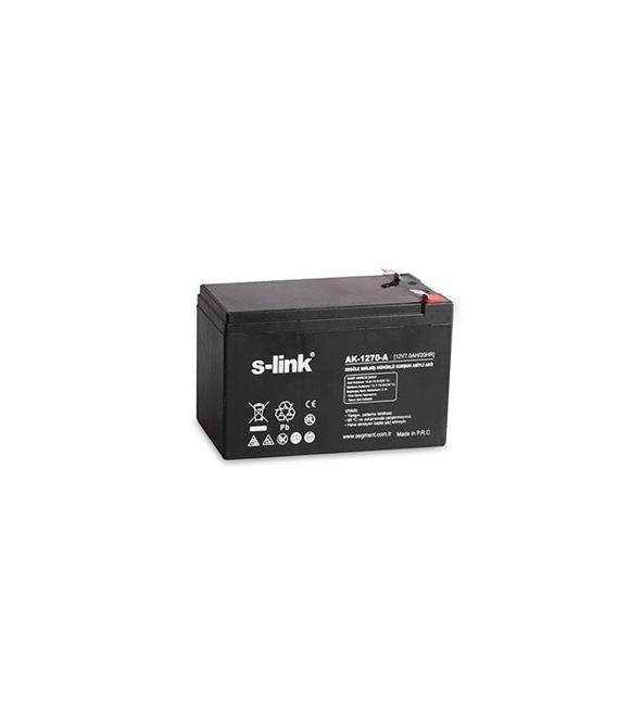 S-link AK-1270-a12v 7ah Bakımsız Kuru Akü