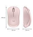 Logitech 910-006512 M221 Silent Sessiz Rose Kablosuz Mouse_1)