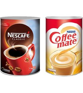 Nescafe Classic Teneke Kutu 1000 gr + Coffee Mate 2000 gr Kahve Kreması