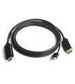 Dark DK-CB-AHDMIXDP2 HDMI to DisplayPort Dönüştürücü 2 Metre USB Güç Kablosu Destekli Kablo_1)