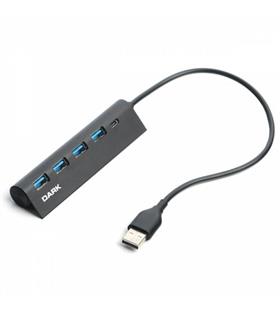 Dark DK-AC-USB346 USB Type-A to 1xUSB-C Charge 4 Port USB2.0 HUB