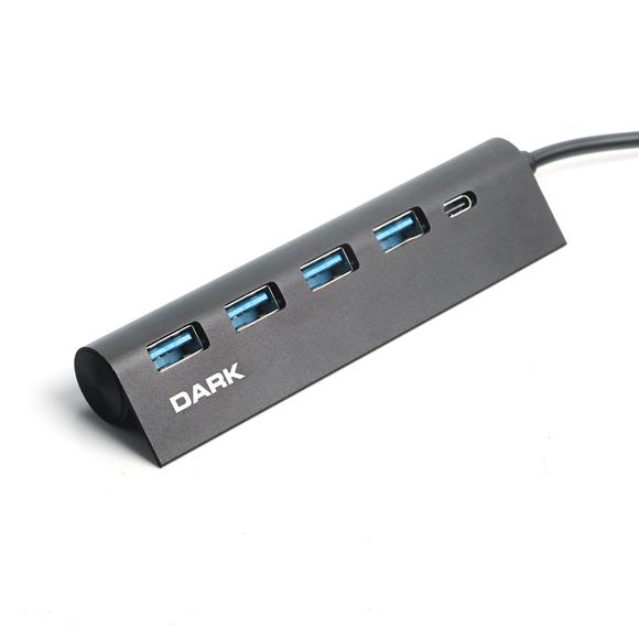 Dark DK-AC-USB346 USB Type-A to 1xUSB-C Charge 4 Port USB2.0 HUB