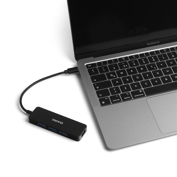 Dark USB31X41A Connect Master X5 USB3.1 Type-C to 4 Port USB-A 3.0 & 1X Type-C Charge