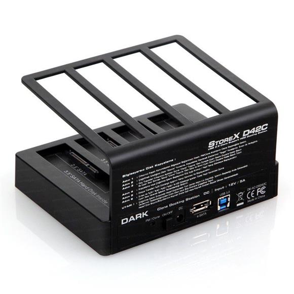 Dark DK-AC-DSD42C D42C USB3.0 Offline Clone 4lü Disk İstasyonu