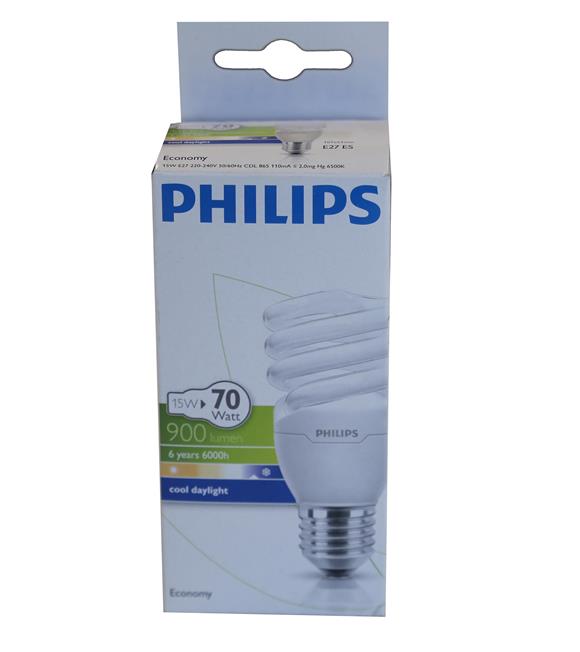 Philips Economy Twister 15w Cdl Beyaz Ampul