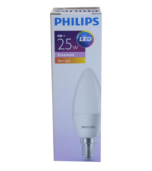 Philips Ess Led Candle 25w e14 ww 4w Ampul (774236)