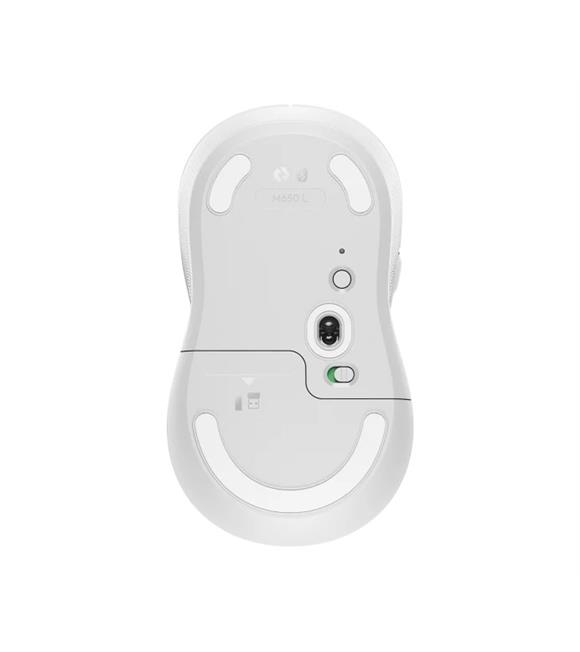 Logitech 910-006238 M650 L Signature Kablosuz Beyaz El Tam Boyutlu Mouse