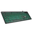 Altec Lansing ALGK8264 Siyah Usb 3 Renk Zemin Aydınlatmalı Q Multimedya Fonksiyonlu Gaming Klavye