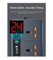Relife RL-316D Akıllı Priz Akım Korumalı 1,9mt Kablo Üniversal 5 USB 5V-3.4A QC 3.0 Digital Ekran_2)