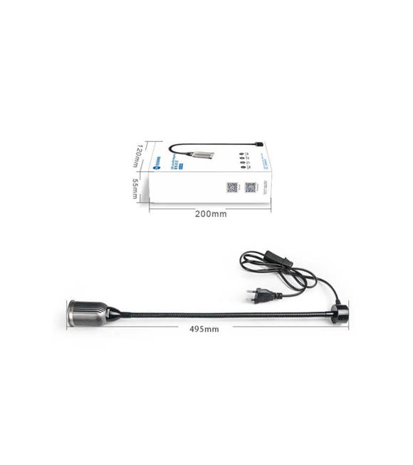 Sunshıne SS-804 Manyetik Led Lamba Eğilebilir Metal Hortum Mıknatıslı Taban
