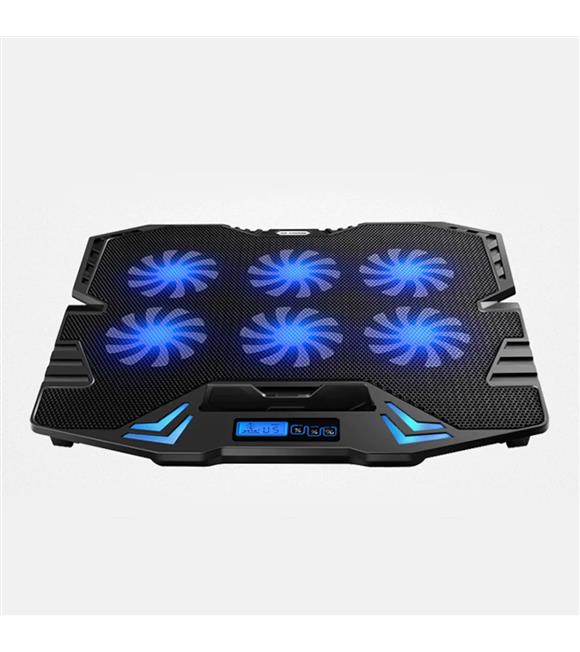 Frisby FNC-5235ST GS6 Notebook Soğutucu (6xFan) LCD Kontrol Panel Metal Izgara 5 Kademeli Yükseklik
