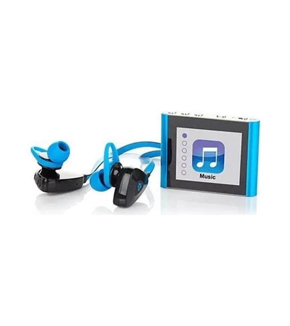 Eclipse Fit Clip Siyah Radyo Plus Bluetooth Kulaklık Hediyeli 8gb Hafıza Dijital Mp3 Micro Sd Giriş