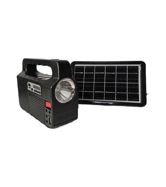 Everton Rt-908 Bluetoothlu Şarjlı Radyo Güneş Enerjili 2 Ampullü Solar Set