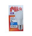 Ampul Pila Led a60 8w-60w E27 Beyaz Led Ampul