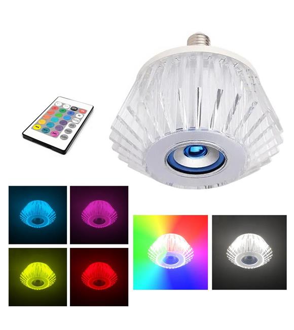 Gold Or-1004 Müzik Lambası Led Tavan Rgb Animasyonlu 220v E27 Duy Bluetooth Kumandalı