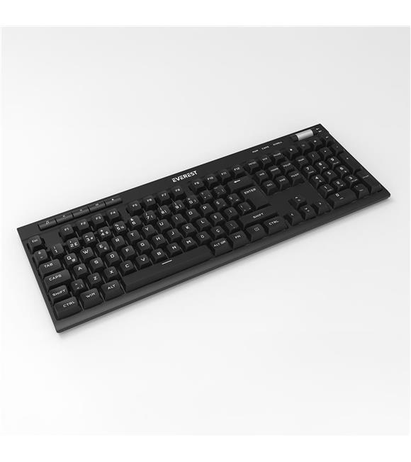 Everest KB-68 Shin Siyah Rainbow Q Membrane Klavye RGB