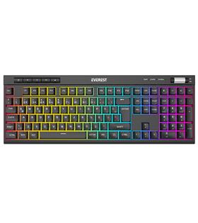 Everest KB-68 Shin Siyah Rainbow Q Membrane Klavye RGB Avantaj Günleri
