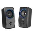 Mikado MD-S26 JOY 2.0 Multimedia 3W-2 Siyah USB RGB Işıklı Gaming Speaker_2)